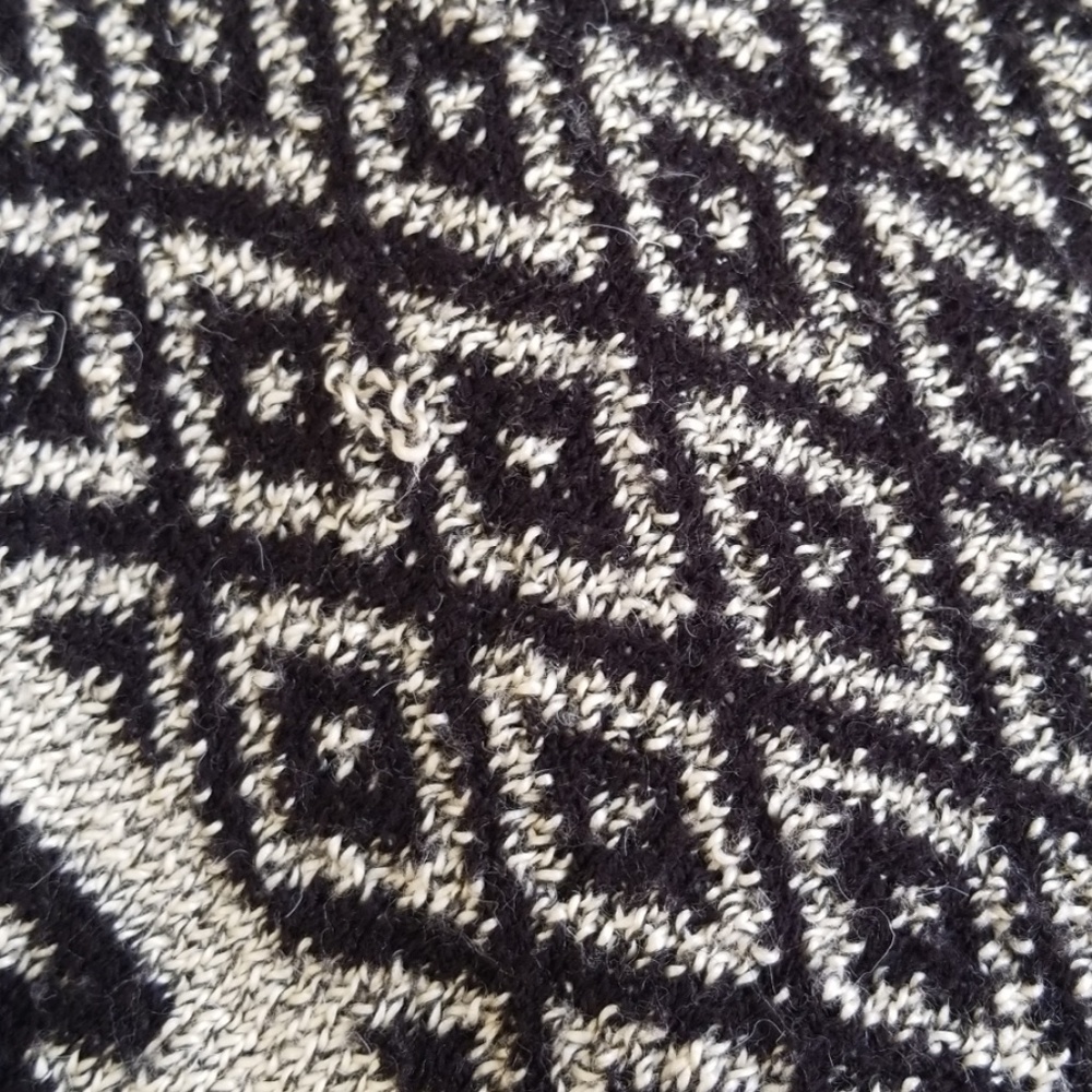 Society 8 Black & Tan Aztec Wrap Sweater - Picture 8 of 8